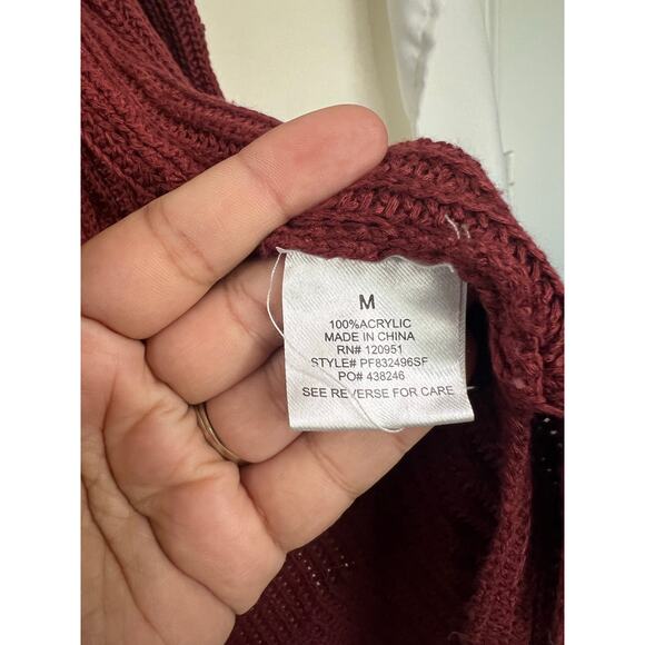 Pinoe Rusted Open Front Cardigan Size Medium - Picture 3 of 5